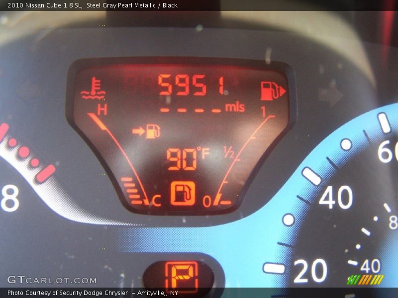 Steel Gray Pearl Metallic / Black 2010 Nissan Cube 1.8 SL