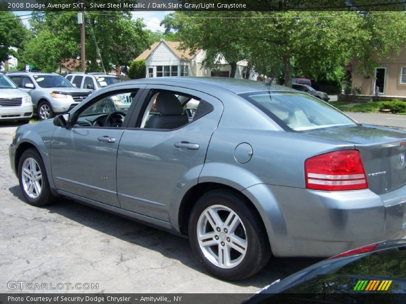 Silver Steel Metallic / Dark Slate Gray/Light Graystone 2008 Dodge Avenger SXT