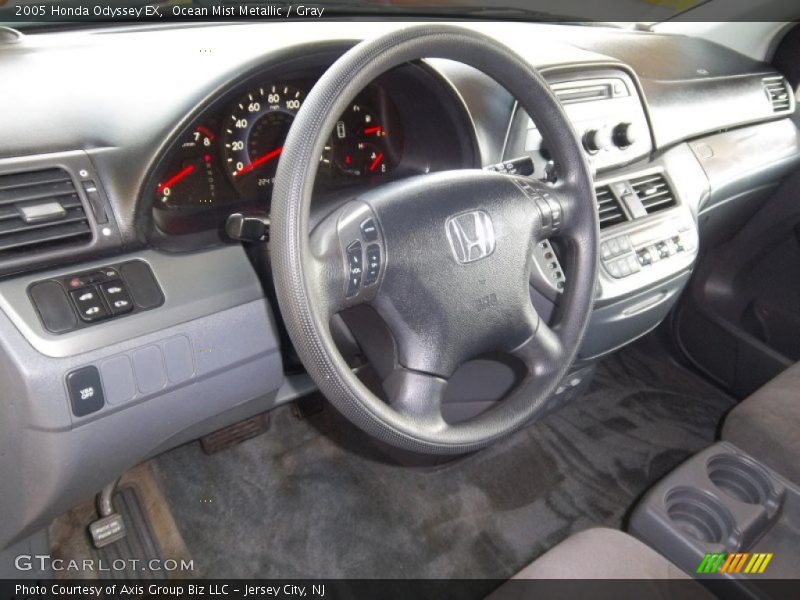 Ocean Mist Metallic / Gray 2005 Honda Odyssey EX
