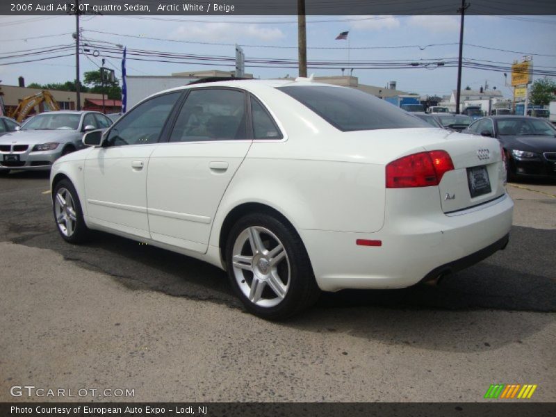 Arctic White / Beige 2006 Audi A4 2.0T quattro Sedan