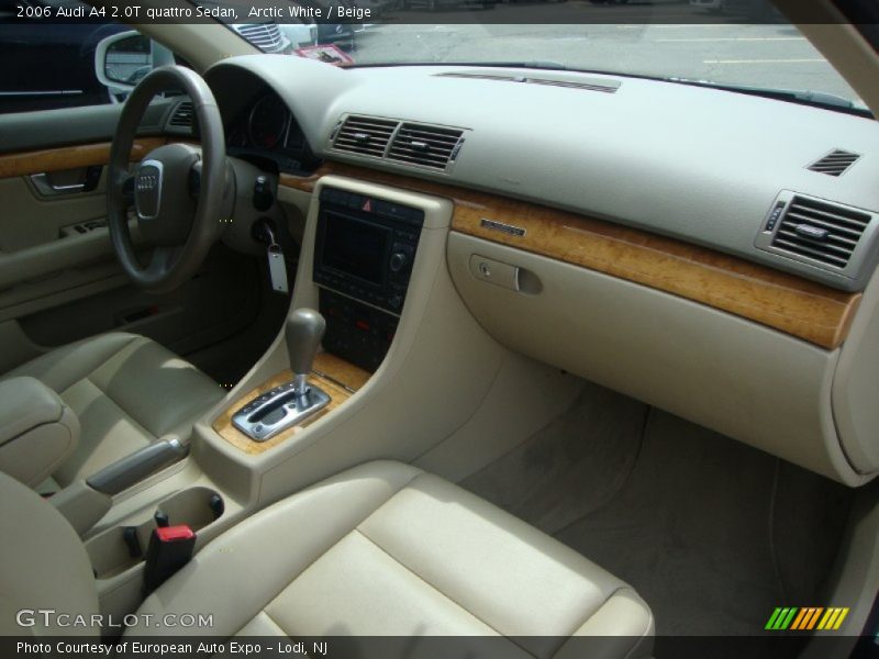 Arctic White / Beige 2006 Audi A4 2.0T quattro Sedan