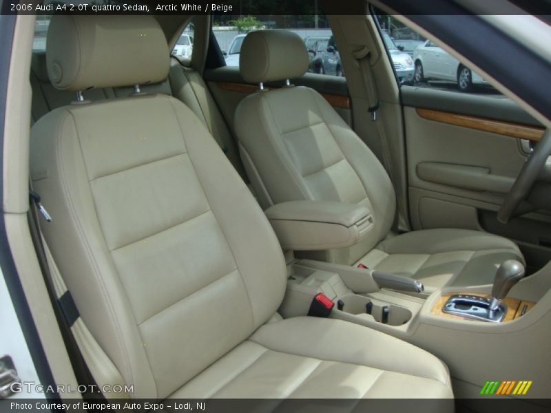 Arctic White / Beige 2006 Audi A4 2.0T quattro Sedan