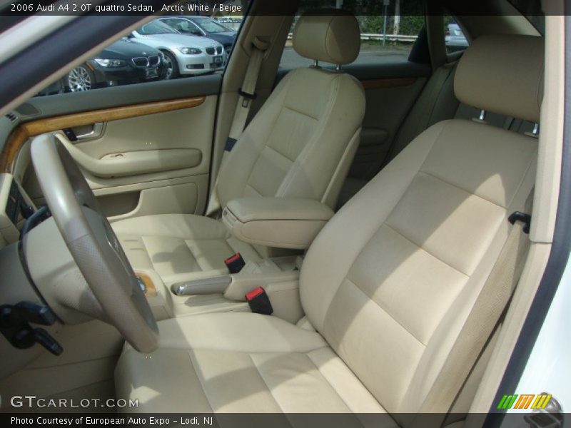 Arctic White / Beige 2006 Audi A4 2.0T quattro Sedan