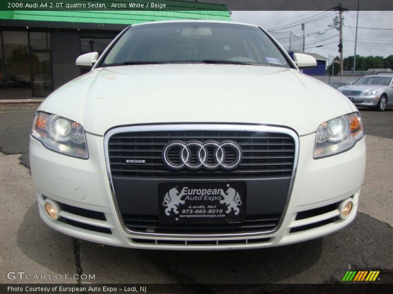 Arctic White / Beige 2006 Audi A4 2.0T quattro Sedan