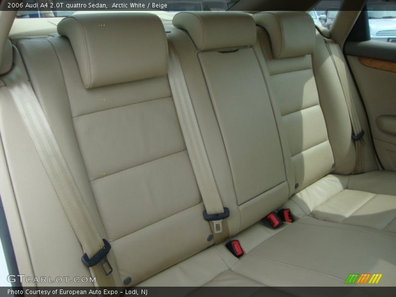 Arctic White / Beige 2006 Audi A4 2.0T quattro Sedan