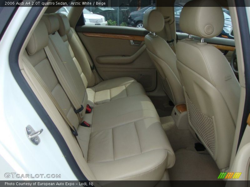 Arctic White / Beige 2006 Audi A4 2.0T quattro Sedan