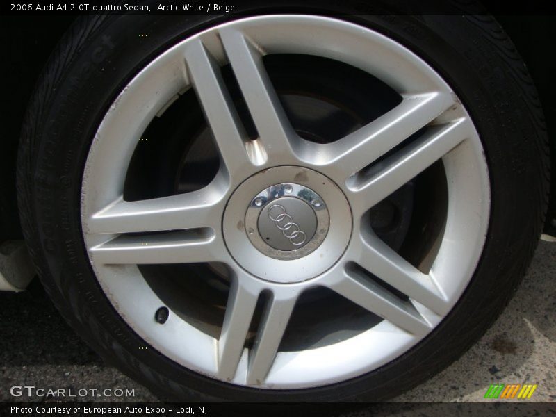 Arctic White / Beige 2006 Audi A4 2.0T quattro Sedan