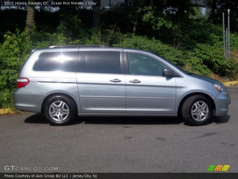 Ocean Mist Metallic / Gray 2005 Honda Odyssey EX