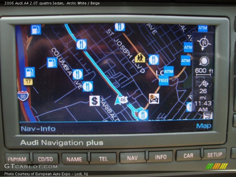 Arctic White / Beige 2006 Audi A4 2.0T quattro Sedan