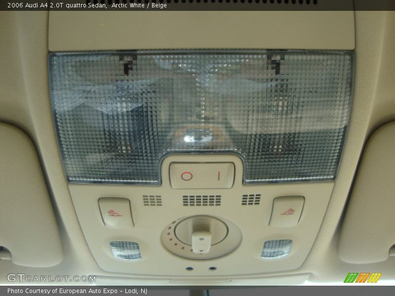 Arctic White / Beige 2006 Audi A4 2.0T quattro Sedan