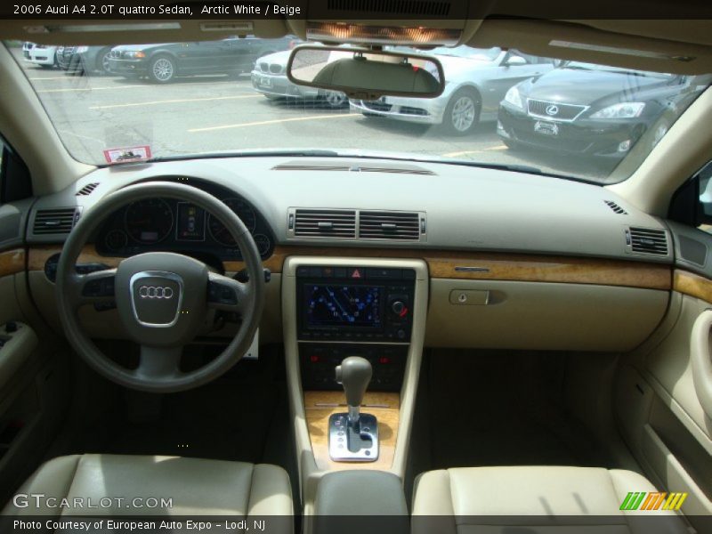 Arctic White / Beige 2006 Audi A4 2.0T quattro Sedan