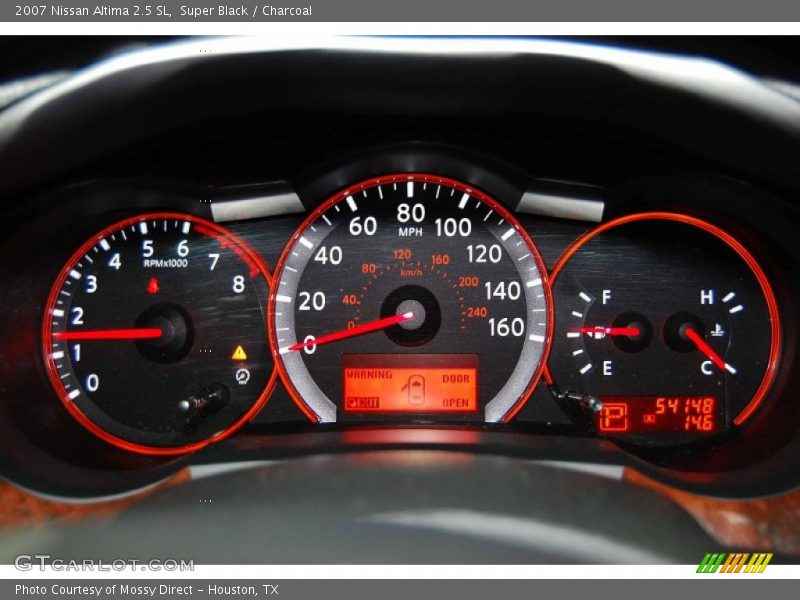 Super Black / Charcoal 2007 Nissan Altima 2.5 SL