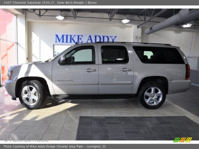Silver Birch Metallic / Ebony 2007 Chevrolet Suburban 1500 LT