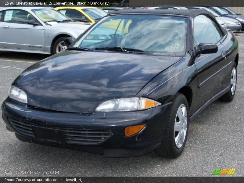 Black / Dark Gray 1996 Chevrolet Cavalier LS Convertible