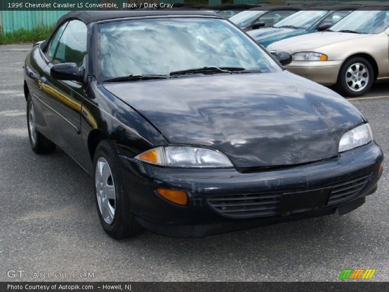 Black / Dark Gray 1996 Chevrolet Cavalier LS Convertible