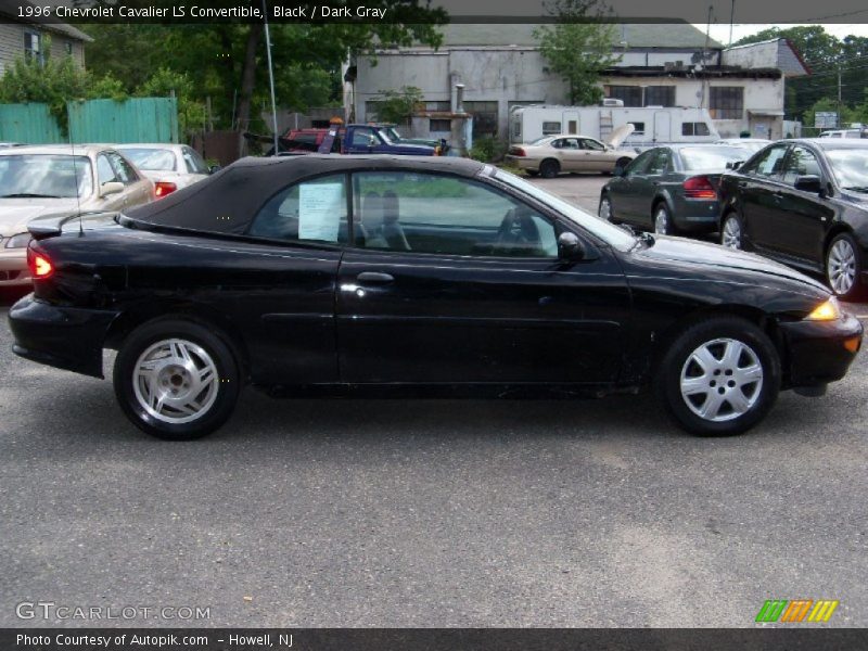 Black / Dark Gray 1996 Chevrolet Cavalier LS Convertible
