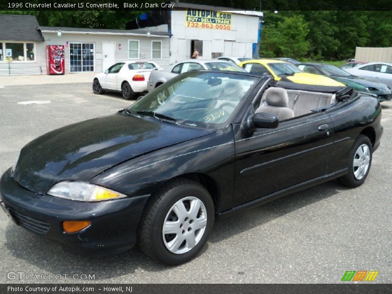 Black / Dark Gray 1996 Chevrolet Cavalier LS Convertible