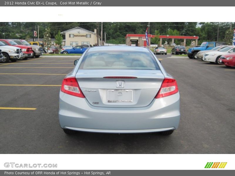 Cool Mist Metallic / Gray 2012 Honda Civic EX-L Coupe