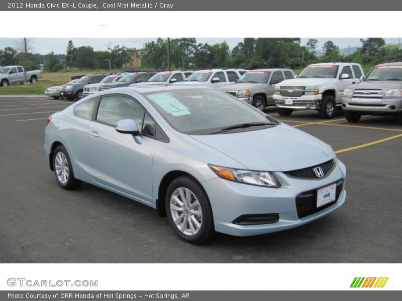 Front 3/4 View of 2012 Civic EX-L Coupe