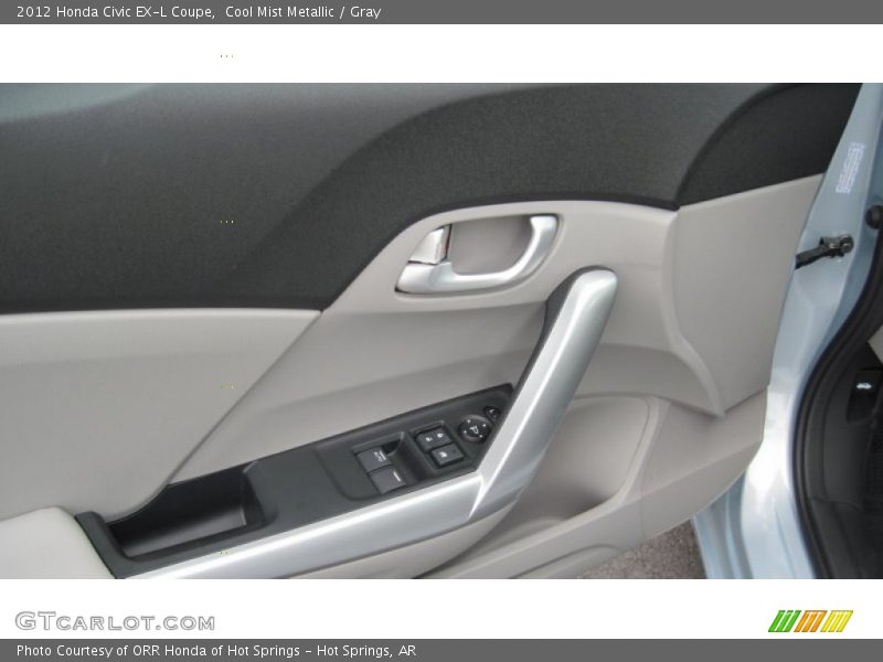 Cool Mist Metallic / Gray 2012 Honda Civic EX-L Coupe