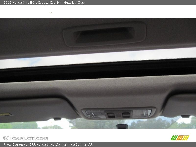 Cool Mist Metallic / Gray 2012 Honda Civic EX-L Coupe