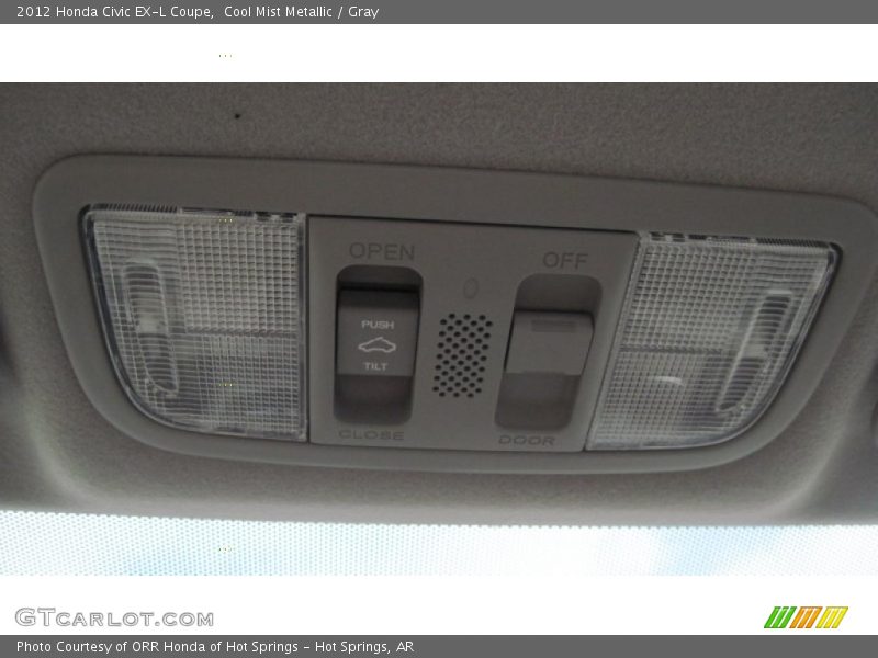 Cool Mist Metallic / Gray 2012 Honda Civic EX-L Coupe
