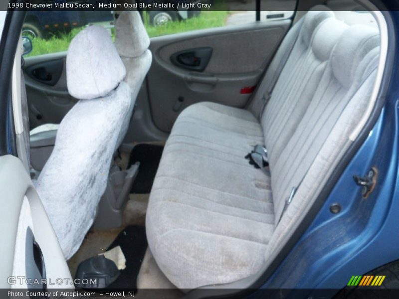 Medium Opal Blue Metallic / Light Gray 1998 Chevrolet Malibu Sedan