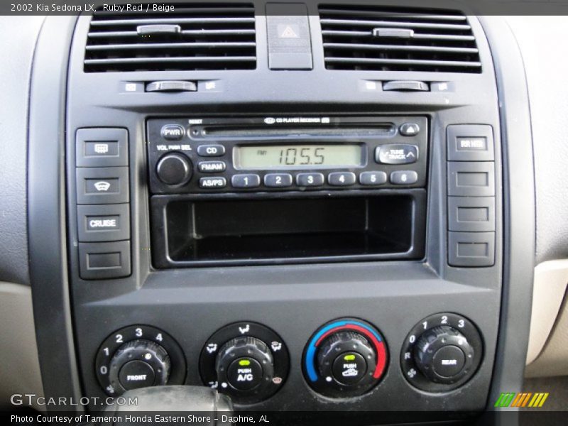Ruby Red / Beige 2002 Kia Sedona LX