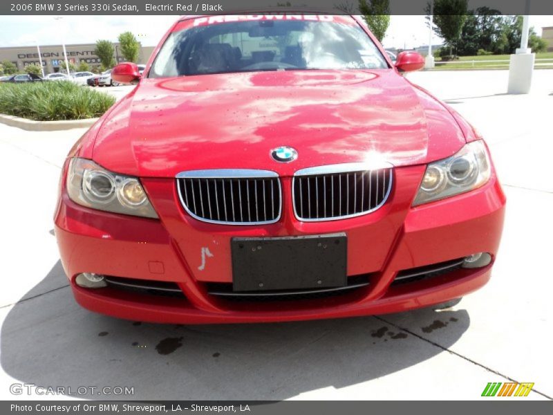 Electric Red / Black 2006 BMW 3 Series 330i Sedan