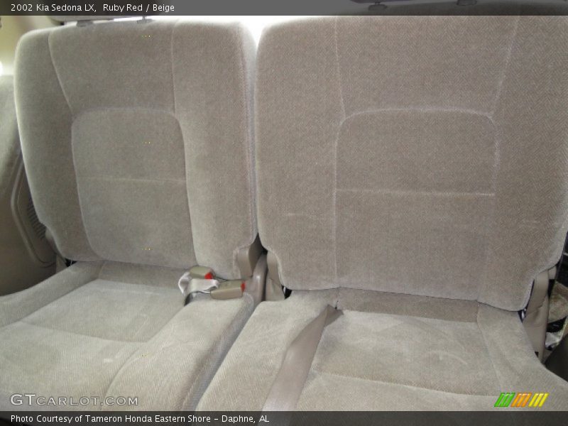 Ruby Red / Beige 2002 Kia Sedona LX