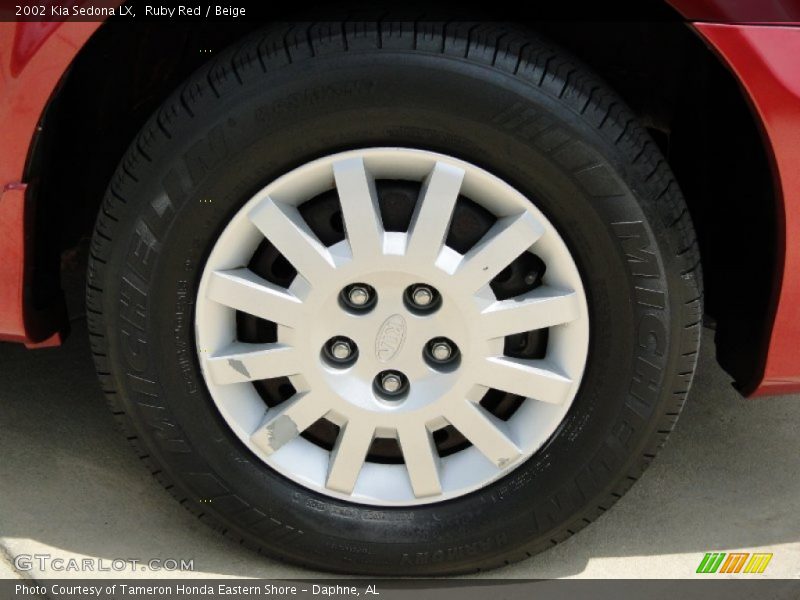 Ruby Red / Beige 2002 Kia Sedona LX