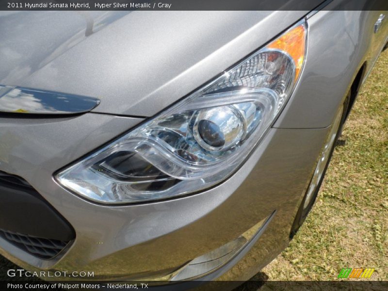 Hyper Silver Metallic / Gray 2011 Hyundai Sonata Hybrid