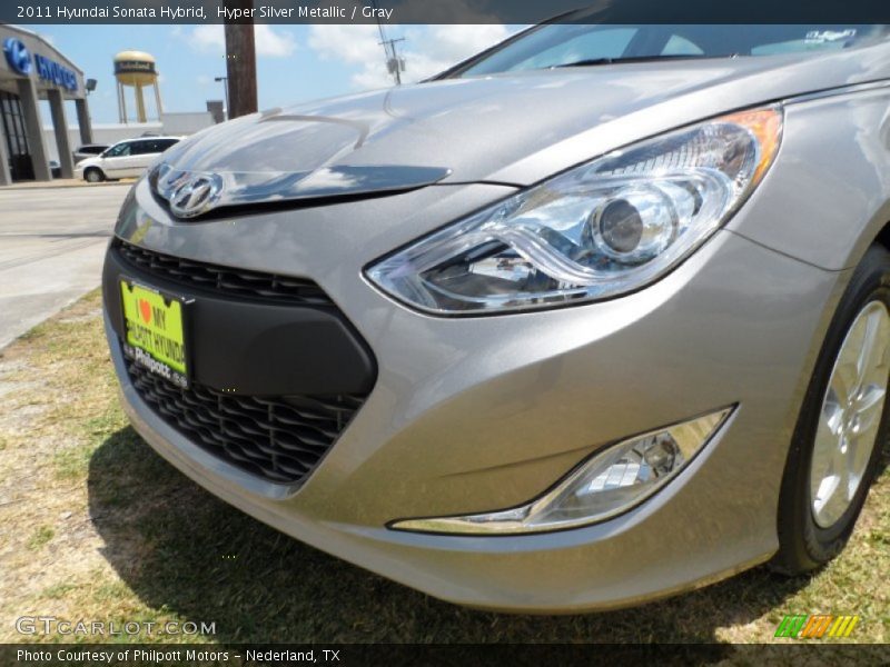 Hyper Silver Metallic / Gray 2011 Hyundai Sonata Hybrid