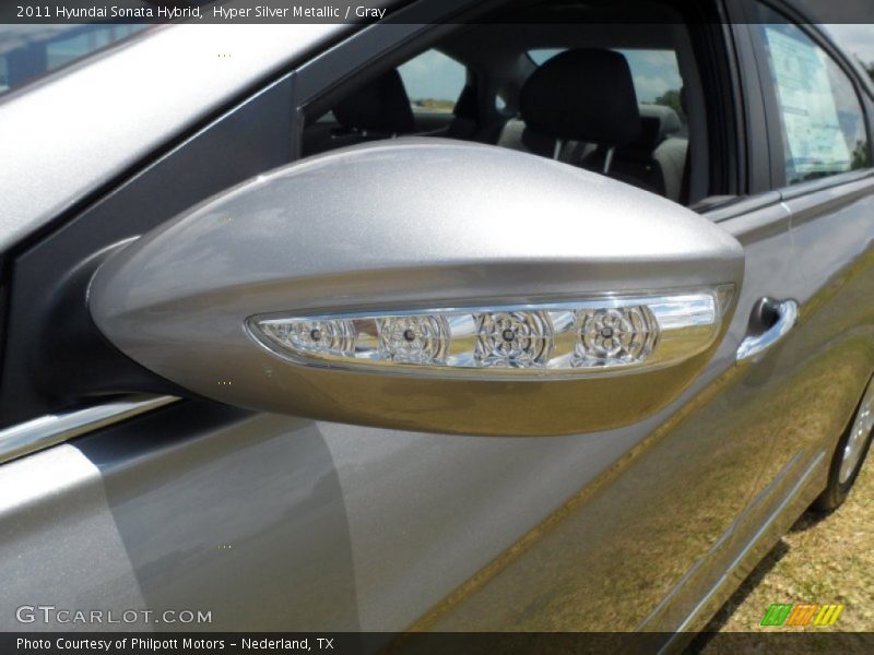 Hyper Silver Metallic / Gray 2011 Hyundai Sonata Hybrid