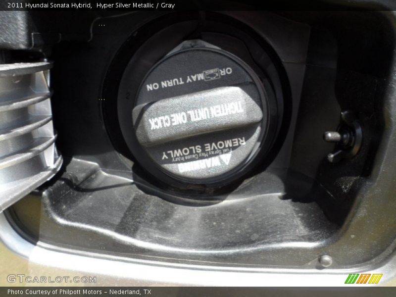 Hyper Silver Metallic / Gray 2011 Hyundai Sonata Hybrid
