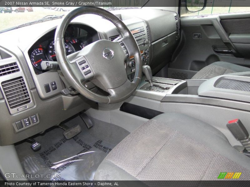  2007 Armada SE Graphite/Titanium Interior