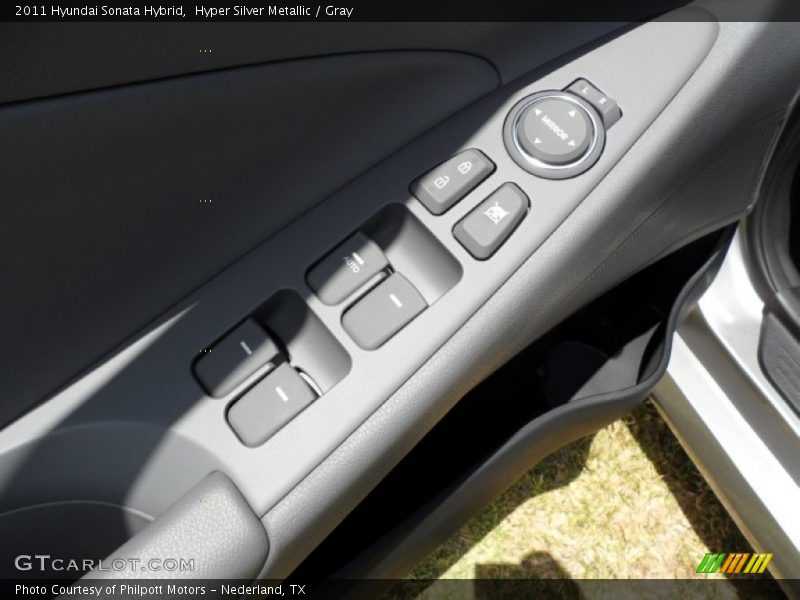 Hyper Silver Metallic / Gray 2011 Hyundai Sonata Hybrid
