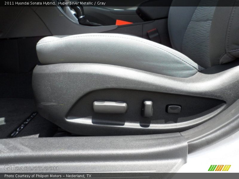Hyper Silver Metallic / Gray 2011 Hyundai Sonata Hybrid