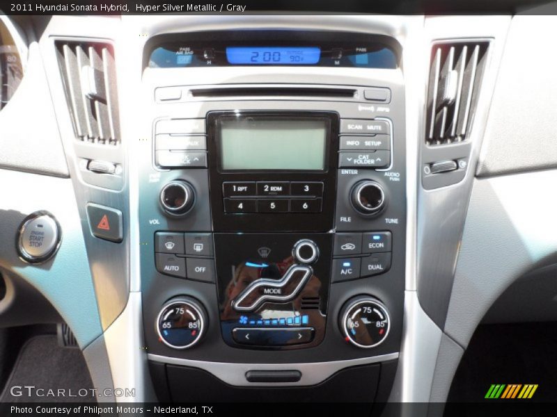 Hyper Silver Metallic / Gray 2011 Hyundai Sonata Hybrid