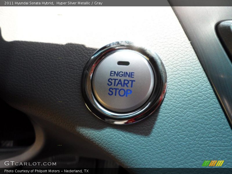 Hyper Silver Metallic / Gray 2011 Hyundai Sonata Hybrid