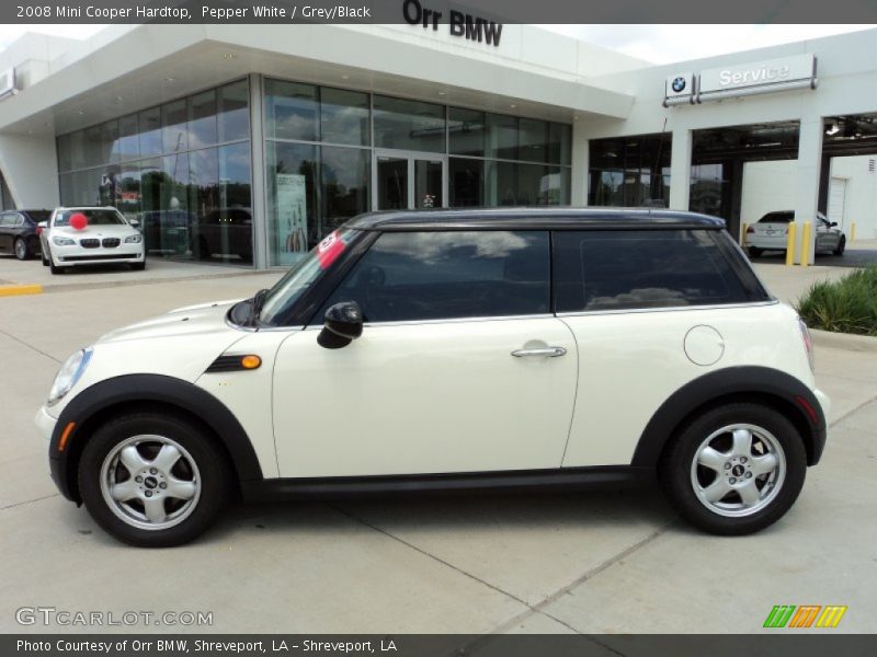 Pepper White / Grey/Black 2008 Mini Cooper Hardtop