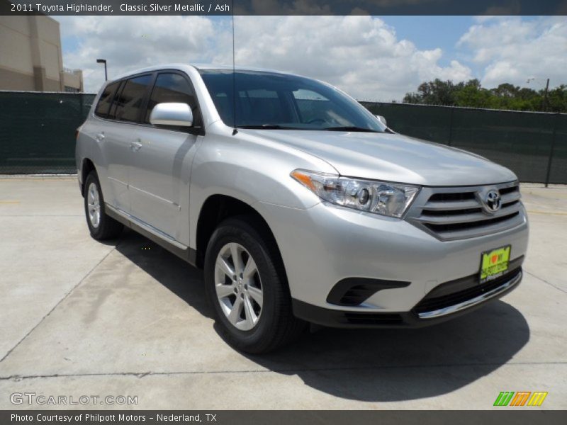 Classic Silver Metallic / Ash 2011 Toyota Highlander