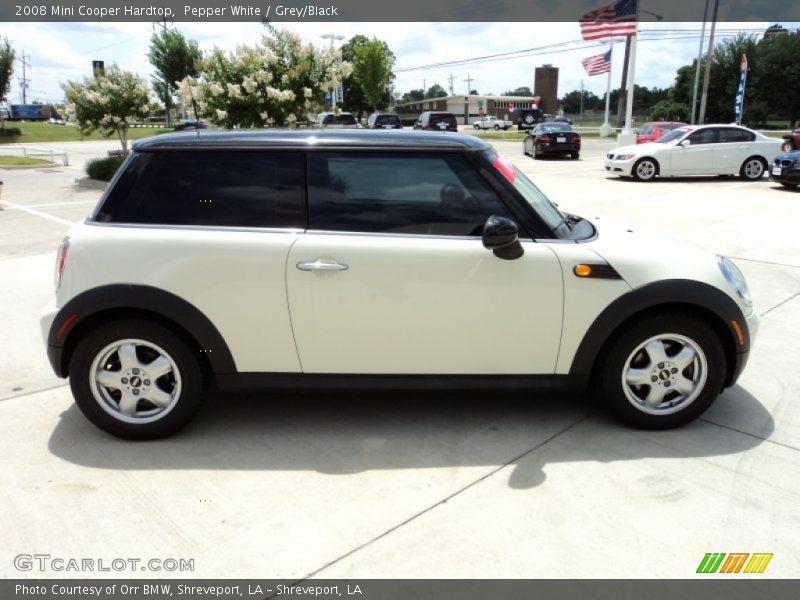 Pepper White / Grey/Black 2008 Mini Cooper Hardtop