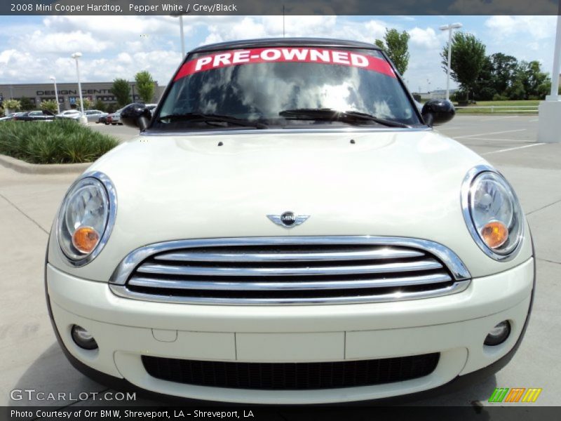 Pepper White / Grey/Black 2008 Mini Cooper Hardtop