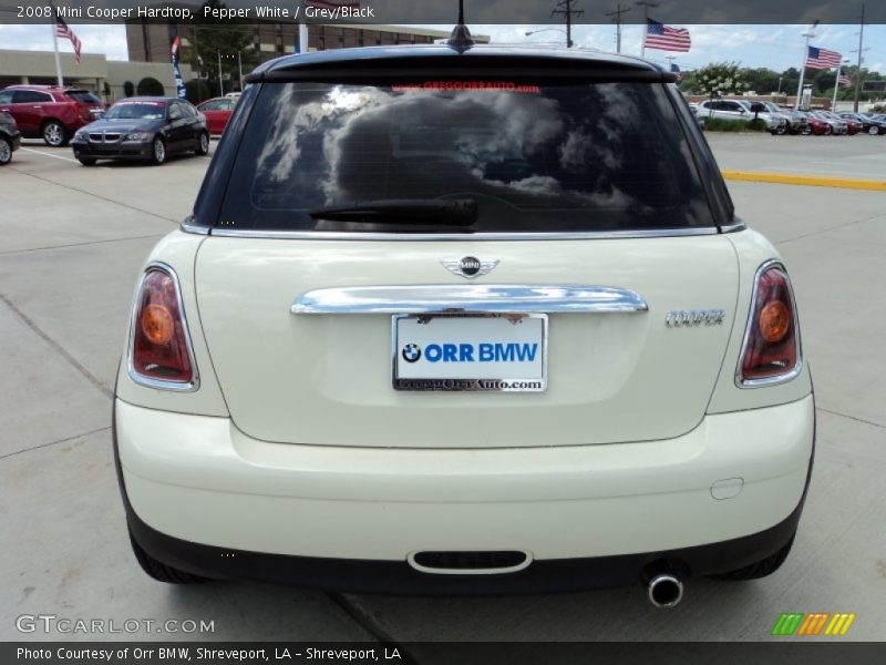 Pepper White / Grey/Black 2008 Mini Cooper Hardtop
