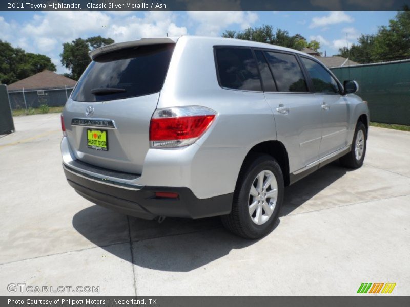 Classic Silver Metallic / Ash 2011 Toyota Highlander