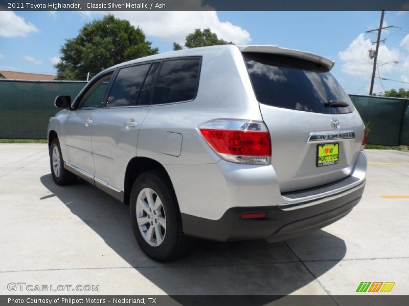 Classic Silver Metallic / Ash 2011 Toyota Highlander