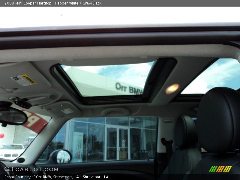 Pepper White / Grey/Black 2008 Mini Cooper Hardtop