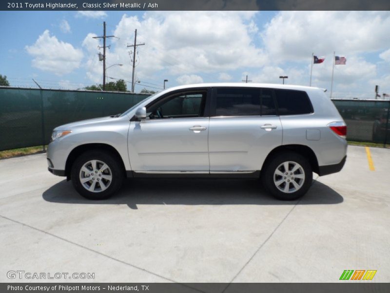  2011 Highlander  Classic Silver Metallic