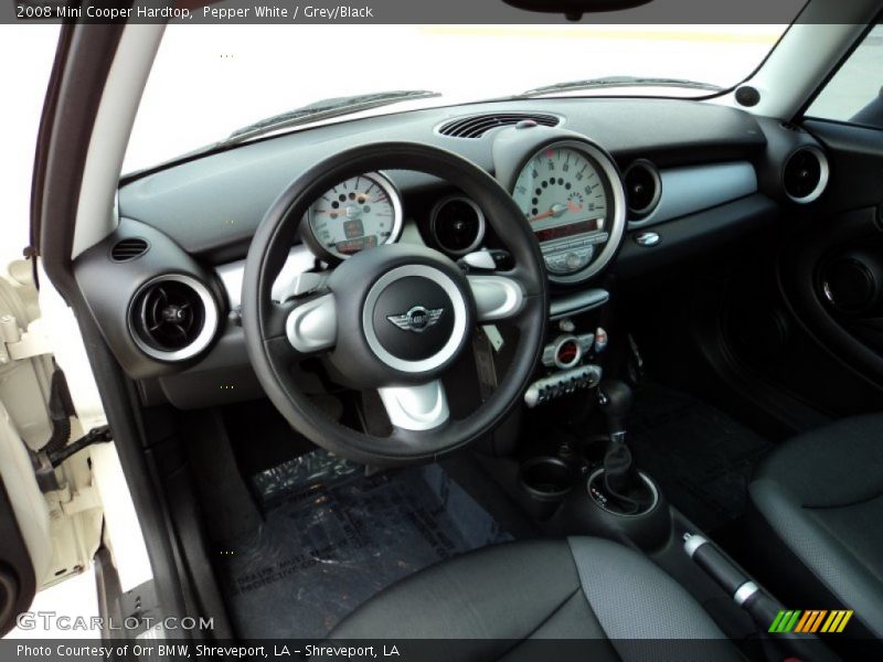Pepper White / Grey/Black 2008 Mini Cooper Hardtop